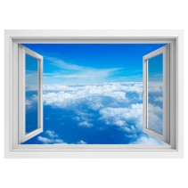 Ventanas 3d nubes en el cielo